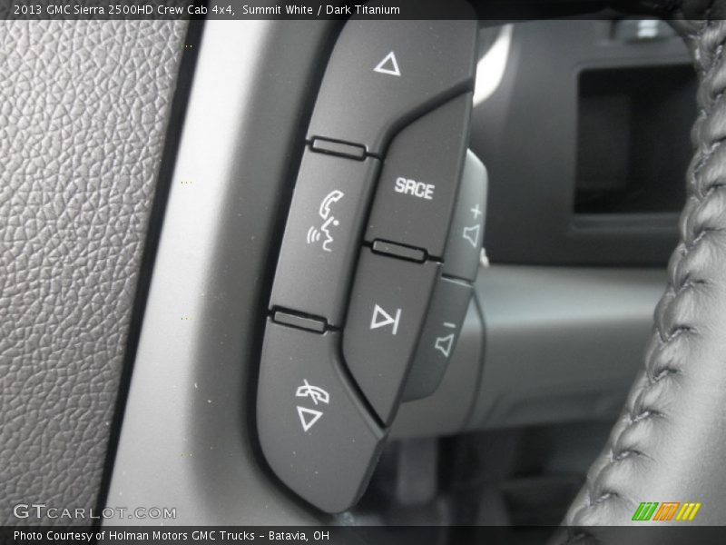 Summit White / Dark Titanium 2013 GMC Sierra 2500HD Crew Cab 4x4