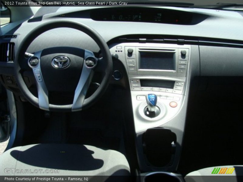 Sea Glass Pearl / Dark Gray 2012 Toyota Prius 3rd Gen Two Hybrid