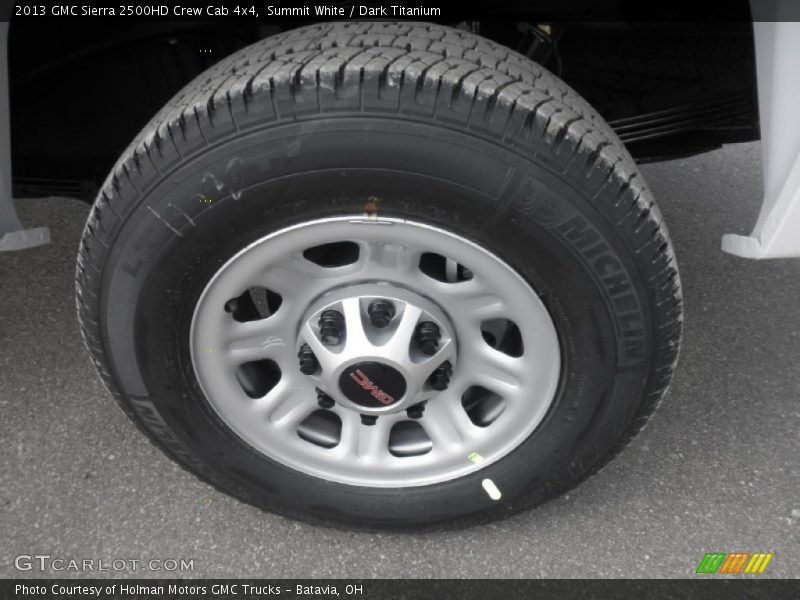 Summit White / Dark Titanium 2013 GMC Sierra 2500HD Crew Cab 4x4