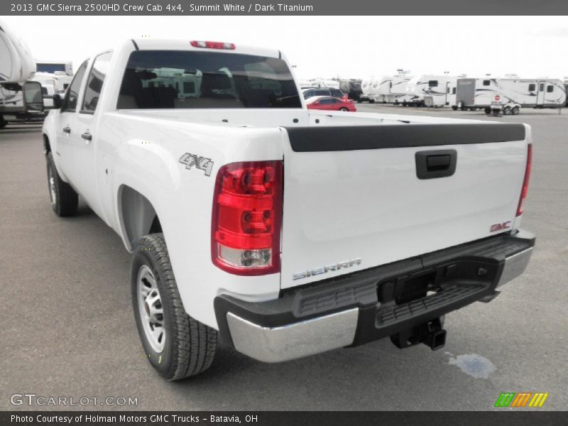 Summit White / Dark Titanium 2013 GMC Sierra 2500HD Crew Cab 4x4