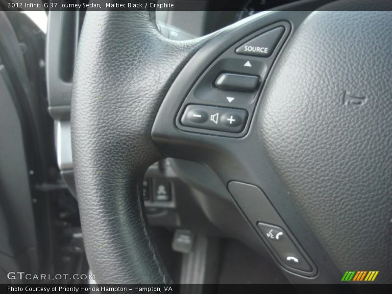 Malbec Black / Graphite 2012 Infiniti G 37 Journey Sedan
