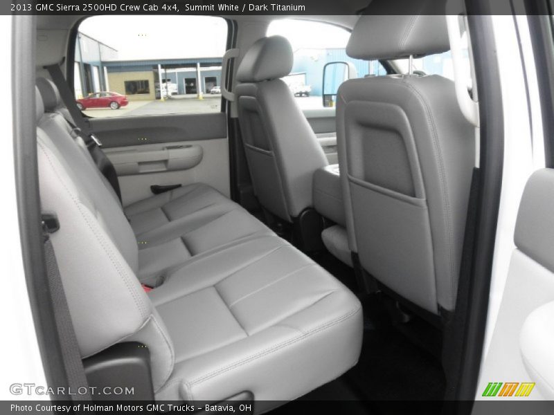 Summit White / Dark Titanium 2013 GMC Sierra 2500HD Crew Cab 4x4