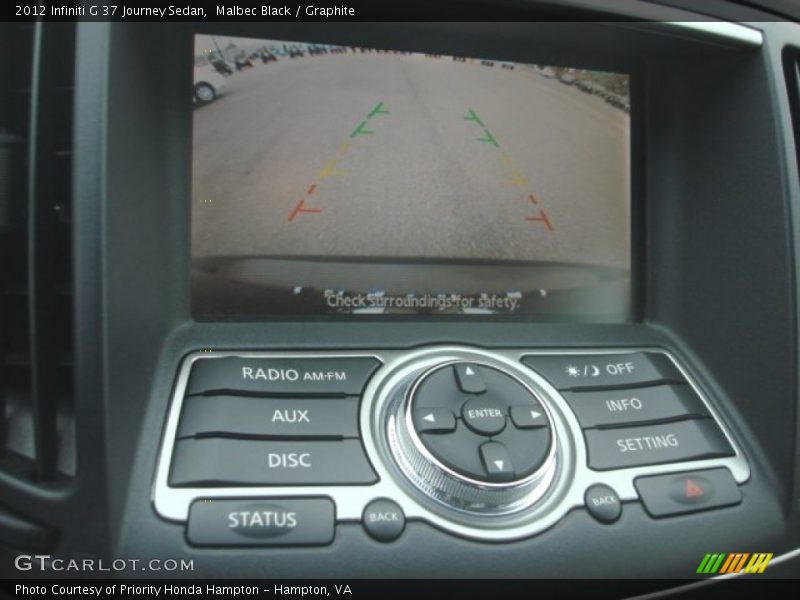 Malbec Black / Graphite 2012 Infiniti G 37 Journey Sedan