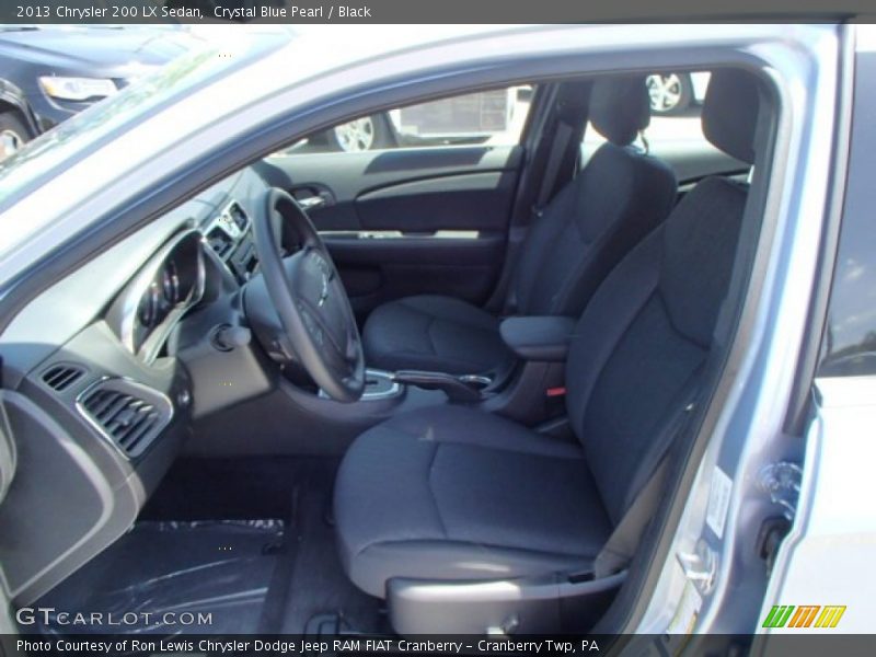 Crystal Blue Pearl / Black 2013 Chrysler 200 LX Sedan