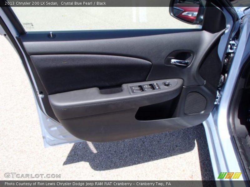 Crystal Blue Pearl / Black 2013 Chrysler 200 LX Sedan