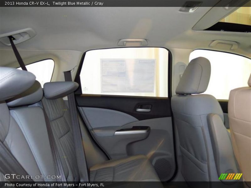 Twilight Blue Metallic / Gray 2013 Honda CR-V EX-L