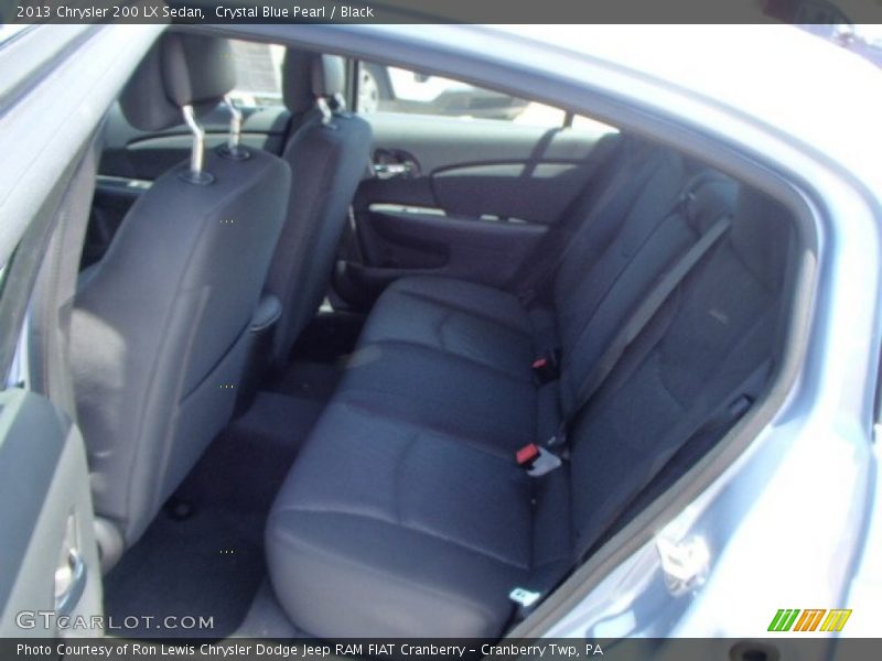 Crystal Blue Pearl / Black 2013 Chrysler 200 LX Sedan