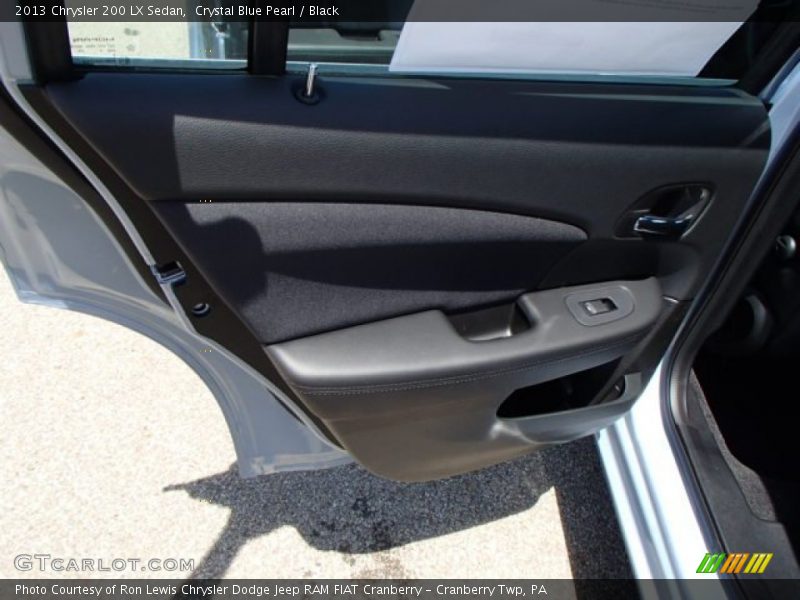 Crystal Blue Pearl / Black 2013 Chrysler 200 LX Sedan
