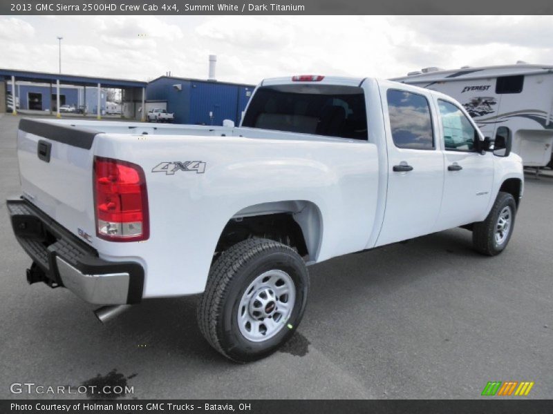 Summit White / Dark Titanium 2013 GMC Sierra 2500HD Crew Cab 4x4