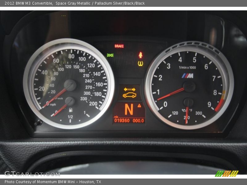  2012 M3 Convertible Convertible Gauges