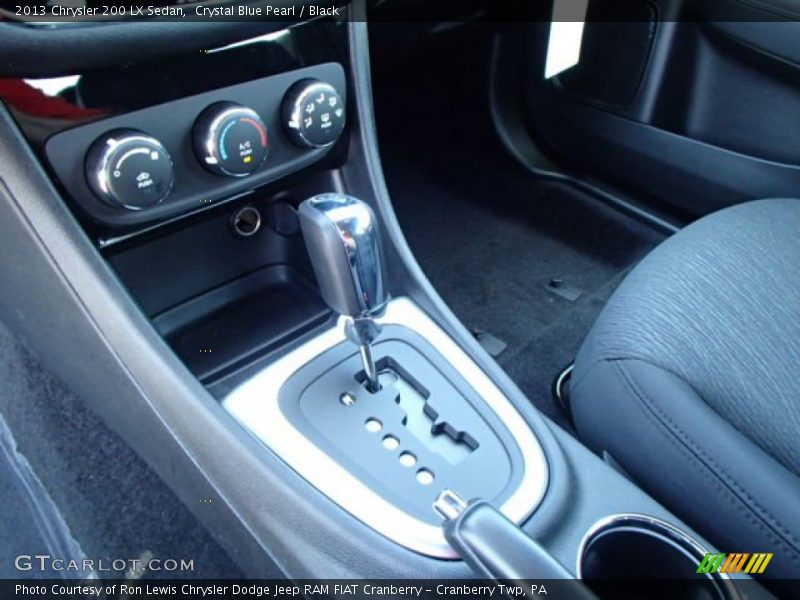 Crystal Blue Pearl / Black 2013 Chrysler 200 LX Sedan