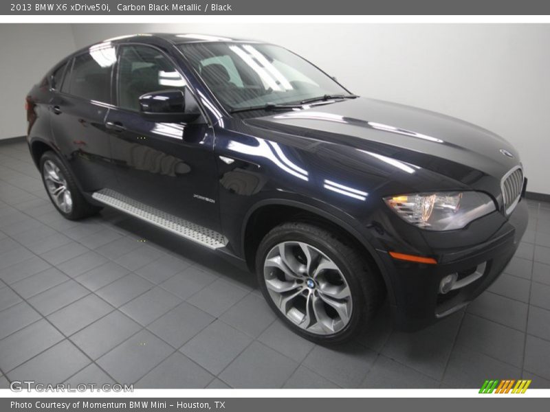 Carbon Black Metallic / Black 2013 BMW X6 xDrive50i