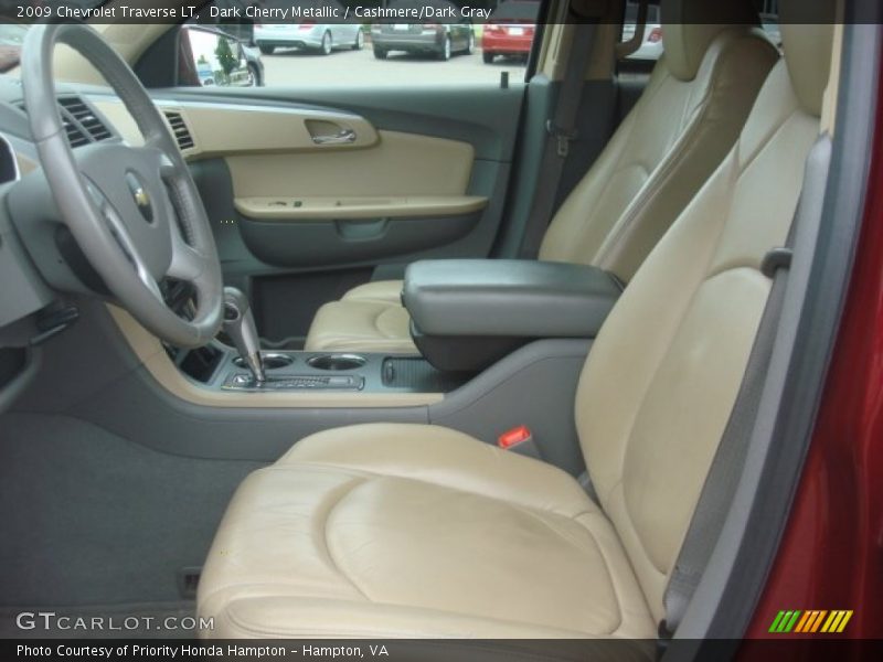 Front Seat of 2009 Traverse LT