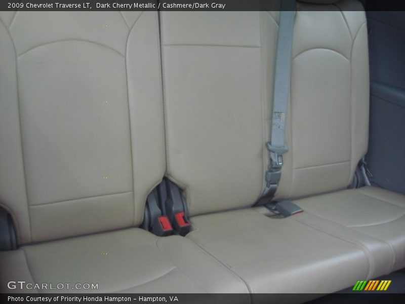Dark Cherry Metallic / Cashmere/Dark Gray 2009 Chevrolet Traverse LT