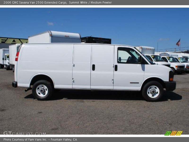 Summit White / Medium Pewter 2006 GMC Savana Van 2500 Extended Cargo