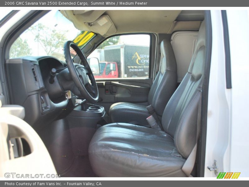 Summit White / Medium Pewter 2006 GMC Savana Van 2500 Extended Cargo