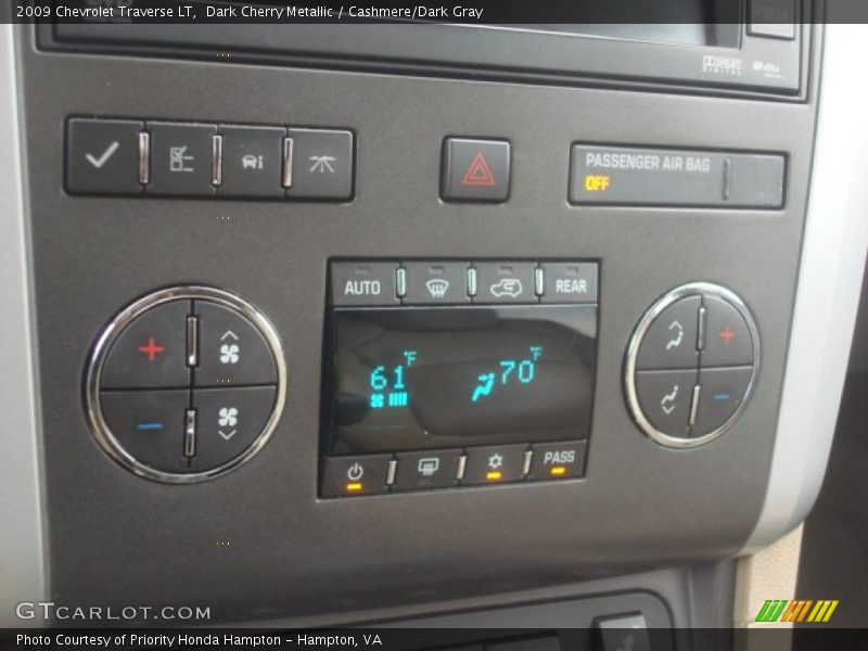 Controls of 2009 Traverse LT