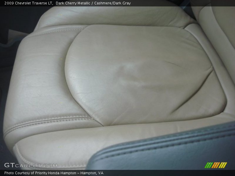 Dark Cherry Metallic / Cashmere/Dark Gray 2009 Chevrolet Traverse LT