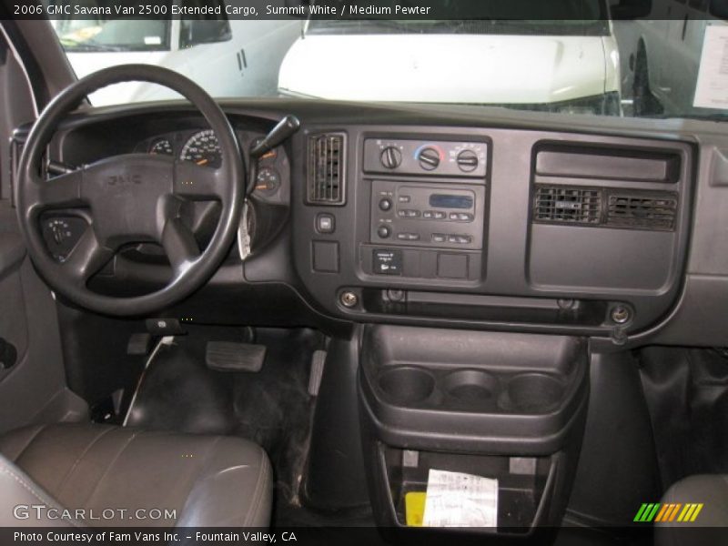 Summit White / Medium Pewter 2006 GMC Savana Van 2500 Extended Cargo