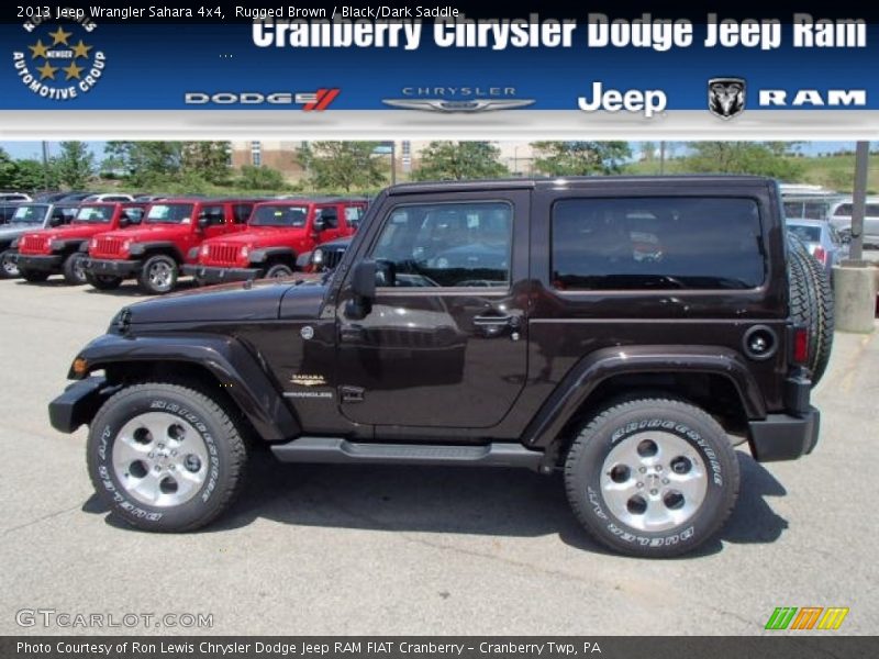 Rugged Brown / Black/Dark Saddle 2013 Jeep Wrangler Sahara 4x4