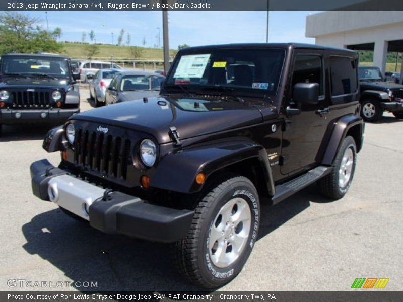 Rugged Brown / Black/Dark Saddle 2013 Jeep Wrangler Sahara 4x4