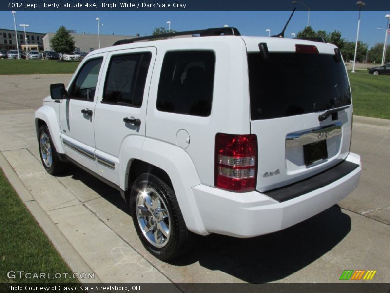 Bright White / Dark Slate Gray 2012 Jeep Liberty Latitude 4x4