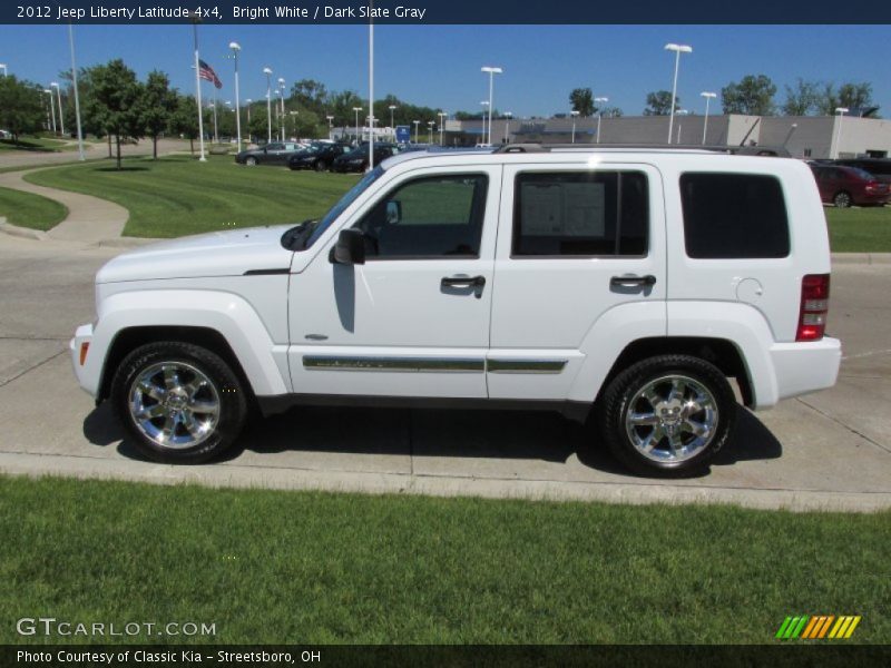 Bright White / Dark Slate Gray 2012 Jeep Liberty Latitude 4x4