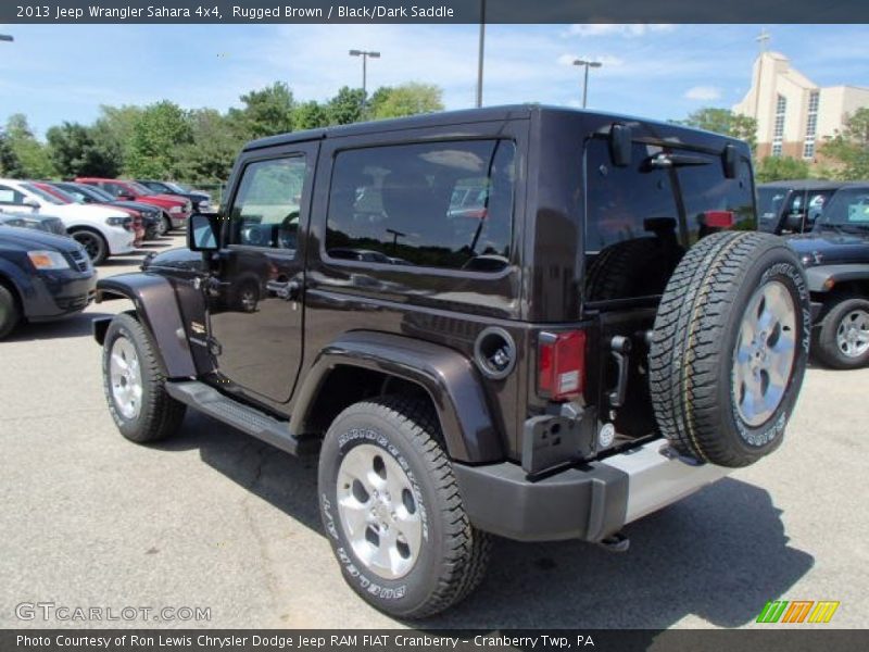 Rugged Brown / Black/Dark Saddle 2013 Jeep Wrangler Sahara 4x4