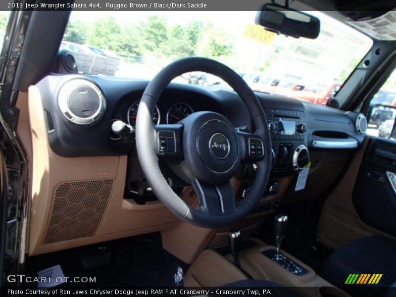 Rugged Brown / Black/Dark Saddle 2013 Jeep Wrangler Sahara 4x4