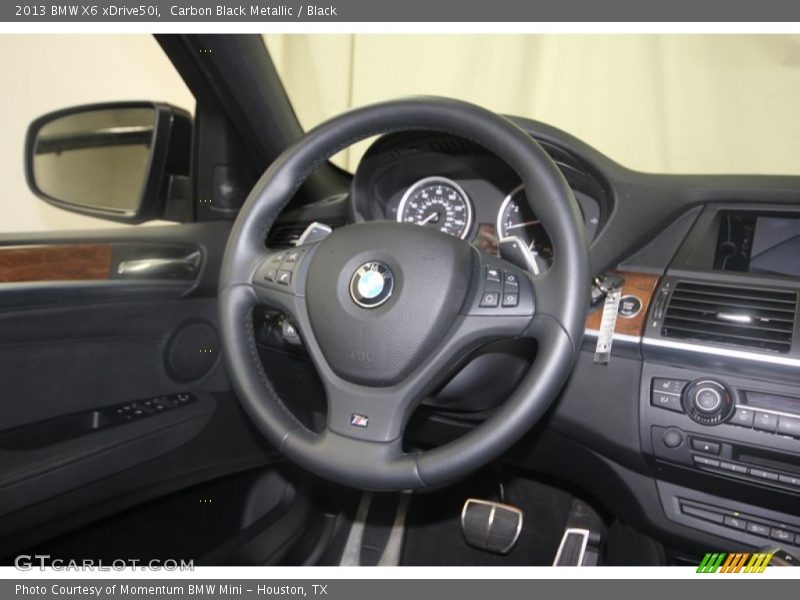 Carbon Black Metallic / Black 2013 BMW X6 xDrive50i