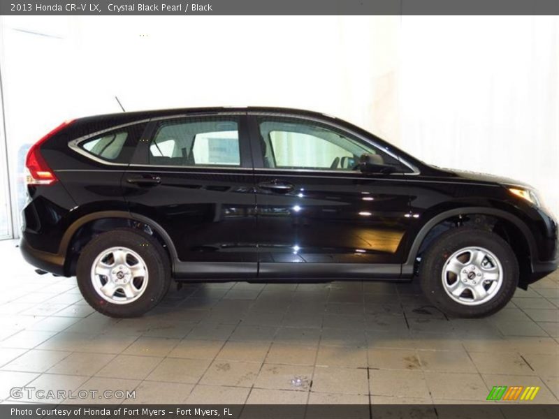 Crystal Black Pearl / Black 2013 Honda CR-V LX