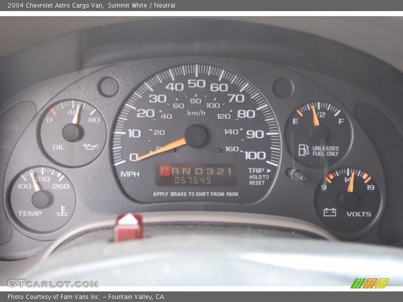 Summit White / Neutral 2004 Chevrolet Astro Cargo Van