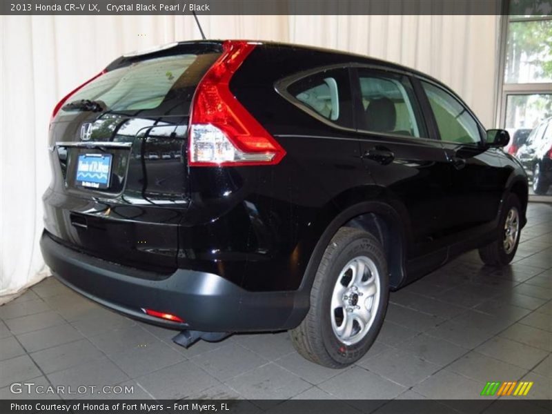 Crystal Black Pearl / Black 2013 Honda CR-V LX