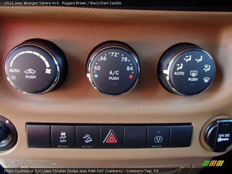 Rugged Brown / Black/Dark Saddle 2013 Jeep Wrangler Sahara 4x4