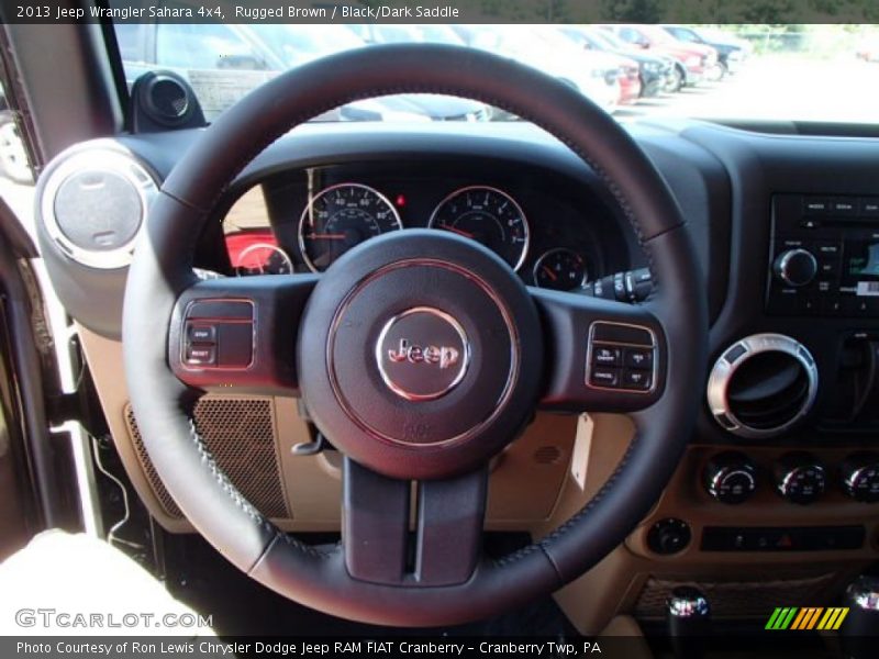 Rugged Brown / Black/Dark Saddle 2013 Jeep Wrangler Sahara 4x4