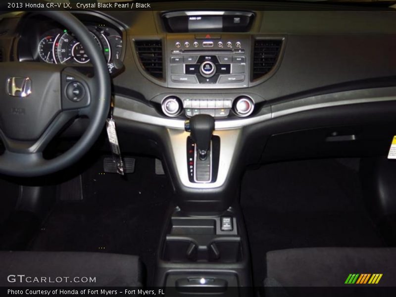 Crystal Black Pearl / Black 2013 Honda CR-V LX