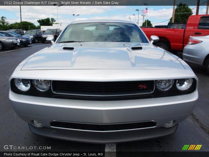 Bright Silver Metallic / Dark Slate Gray 2012 Dodge Challenger R/T Classic