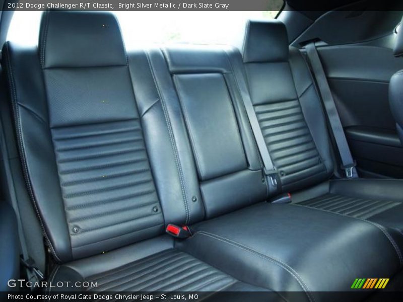 Bright Silver Metallic / Dark Slate Gray 2012 Dodge Challenger R/T Classic