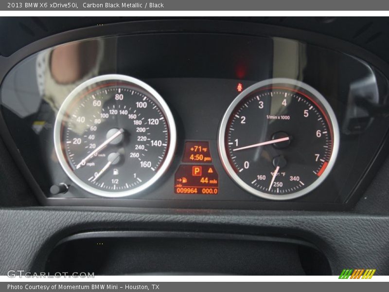 Carbon Black Metallic / Black 2013 BMW X6 xDrive50i