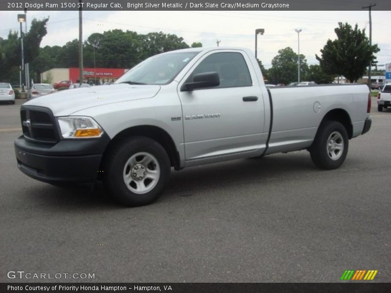 Front 3/4 View of 2012 Ram 1500 ST Regular Cab