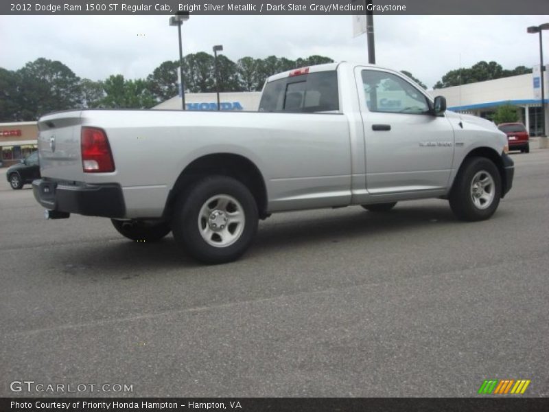 Bright Silver Metallic / Dark Slate Gray/Medium Graystone 2012 Dodge Ram 1500 ST Regular Cab