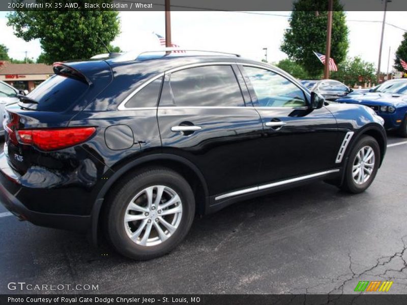 Black Obsidian / Wheat 2009 Infiniti FX 35 AWD