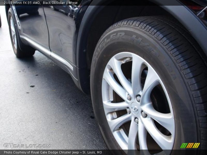 Black Obsidian / Wheat 2009 Infiniti FX 35 AWD