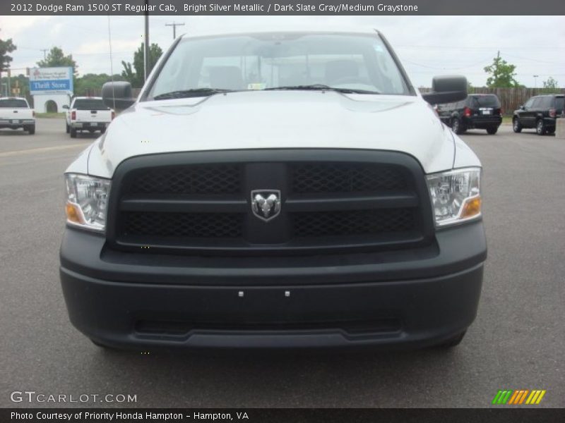 Bright Silver Metallic / Dark Slate Gray/Medium Graystone 2012 Dodge Ram 1500 ST Regular Cab