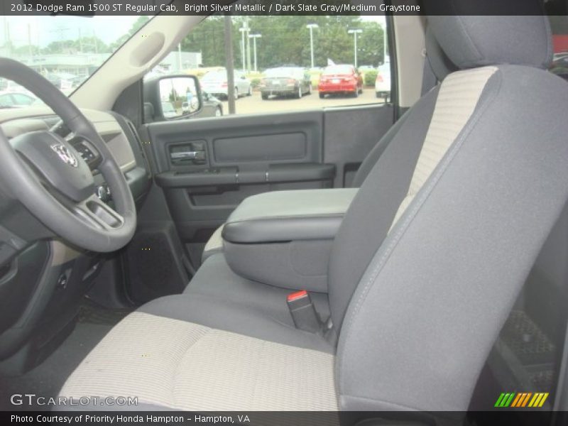 Bright Silver Metallic / Dark Slate Gray/Medium Graystone 2012 Dodge Ram 1500 ST Regular Cab