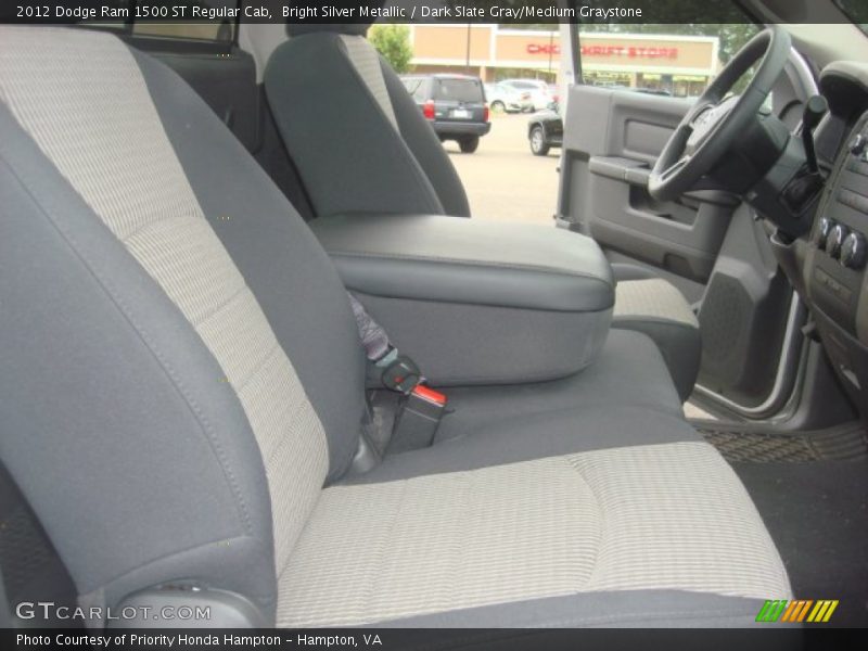 Bright Silver Metallic / Dark Slate Gray/Medium Graystone 2012 Dodge Ram 1500 ST Regular Cab