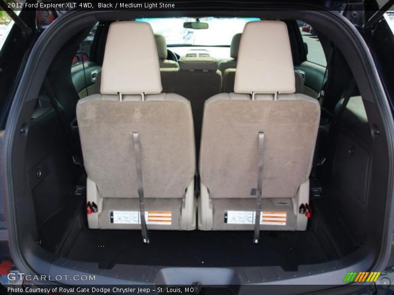 Black / Medium Light Stone 2012 Ford Explorer XLT 4WD