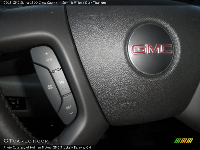 Summit White / Dark Titanium 2013 GMC Sierra 1500 Crew Cab 4x4