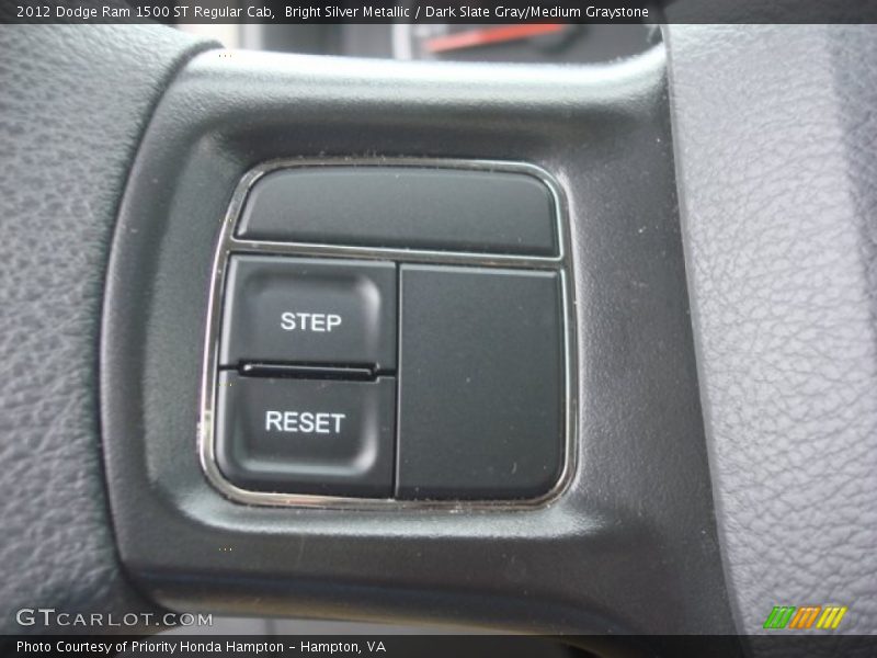 Bright Silver Metallic / Dark Slate Gray/Medium Graystone 2012 Dodge Ram 1500 ST Regular Cab