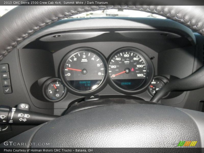 Summit White / Dark Titanium 2013 GMC Sierra 1500 Crew Cab 4x4